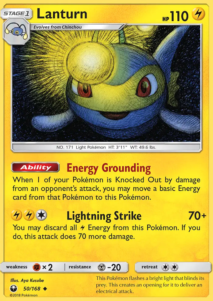 Lanturn 50 Celestial Storm Pokesingles