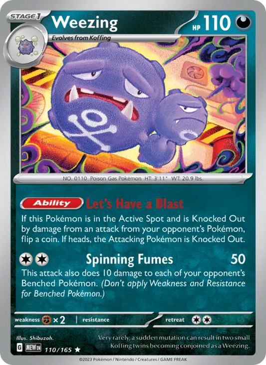 Weezing 110 151 Pokesingles