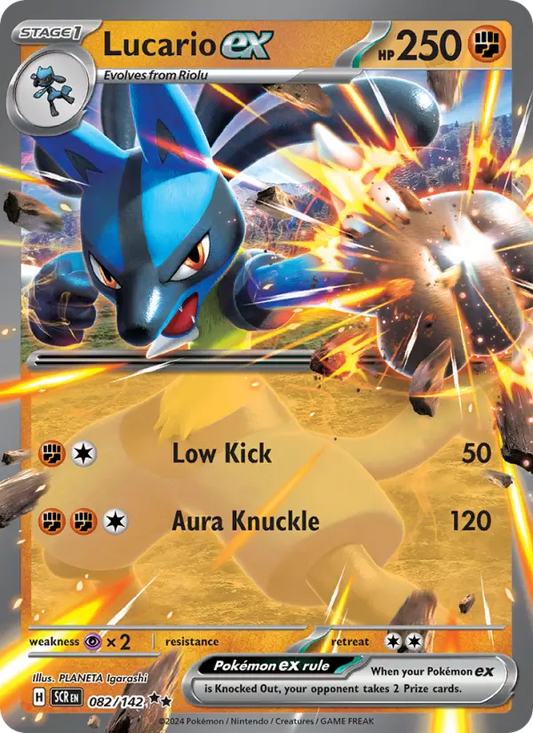 Lucario ex 82 Stellar Crown Pokesingles