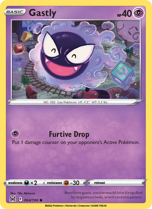 Gastly 64 Lost Origin Pokesingles