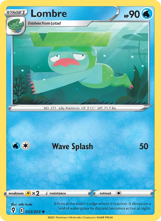 Lombre 33 Evolving Skies Pokesingles