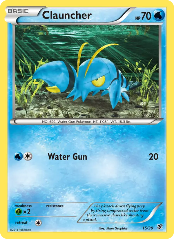 Clauncher 15 Kalos Starter Set Pokesingles