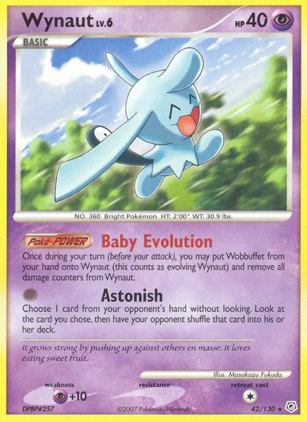 Wynaut 42 Diamond & Pearl Pokesingles