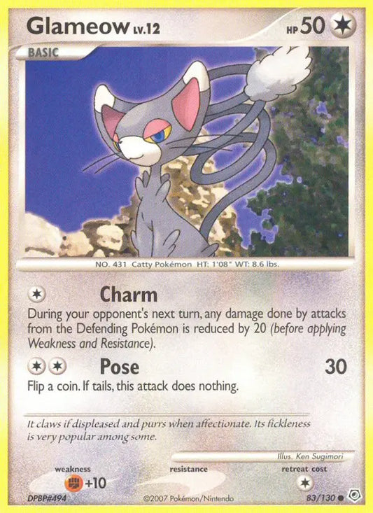 Glameow 83 Diamond & Pearl Pokesingles