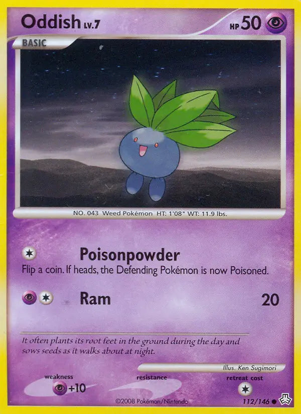 Oddish 112 Legends Awakened Pokesingles