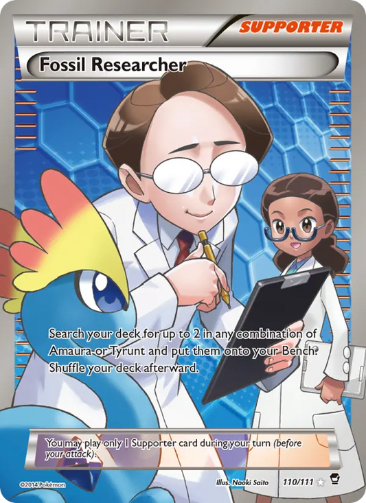 Fossil Researcher 110 Furious Fists Pokesingles