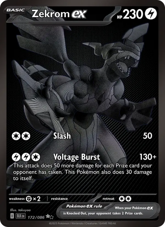 Zekrom ex 172 Black Bolt Pokesingles
