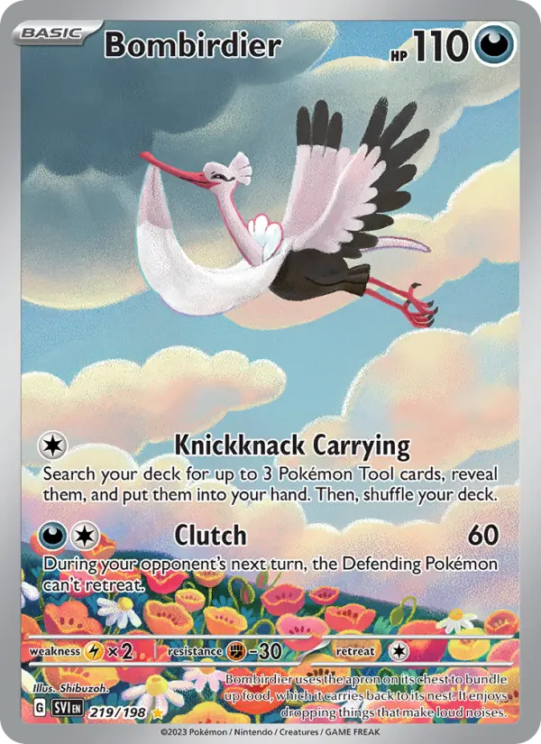 Bombirdier 219 Scarlet & Violet Pokesingles