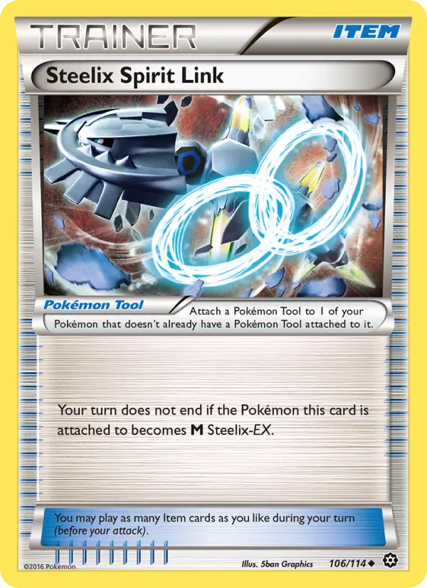 Steelix Spirit Link 106 Steam Siege Pokesingles