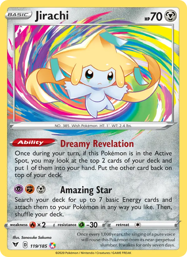 Jirachi 119 Vivid Voltage Pokesingles