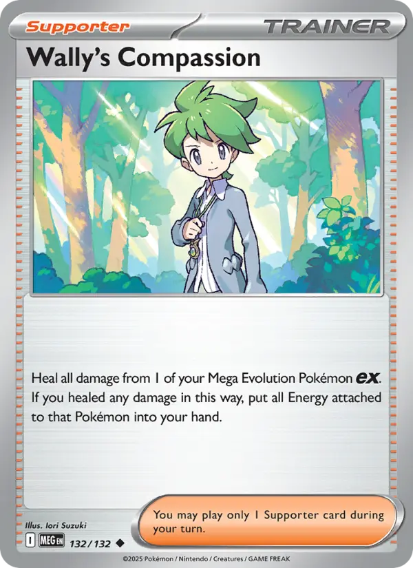 Wally's Compassion 132 Mega Evolution Pokesingles