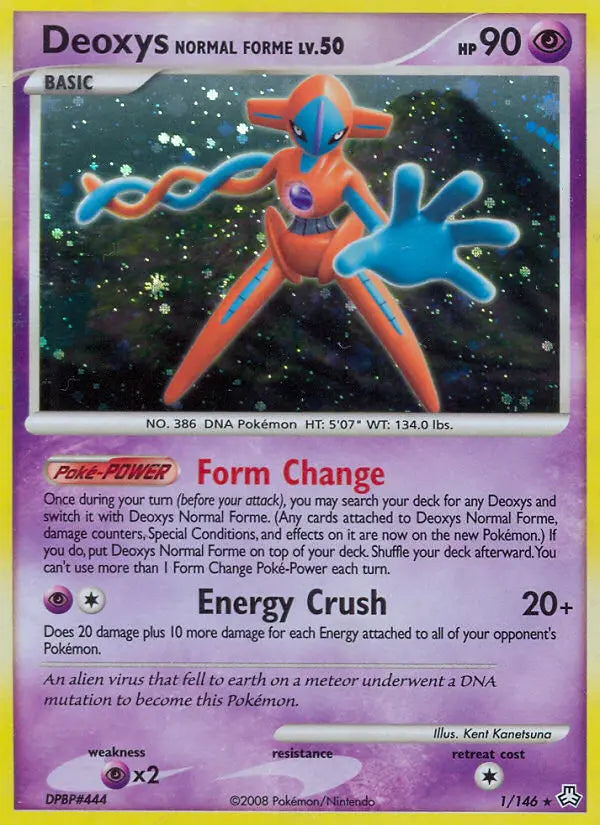 Deoxys Normal Forme 1 Legends Awakened Pokesingles
