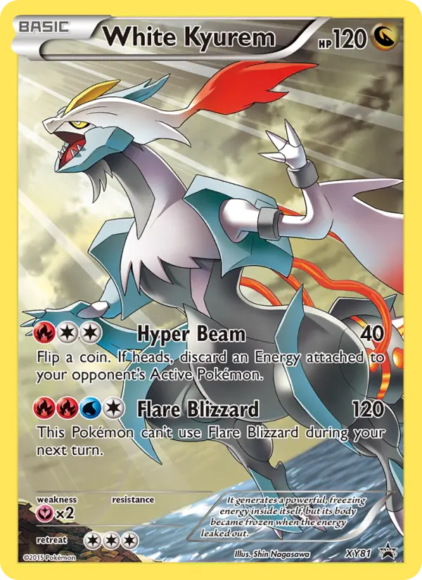 White Kyurem XY81 XY Black Star Promos Pokesingles