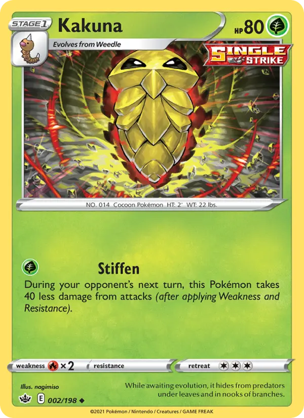 Kakuna 2 Chilling Reign Pokesingles