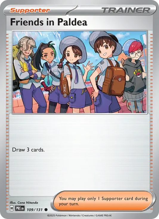 Friends in Paldea 109 Prismatic Evolutions Pokesingles