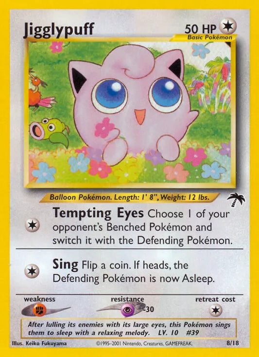 Jigglypuff 8 Southern Islands Pokesingles