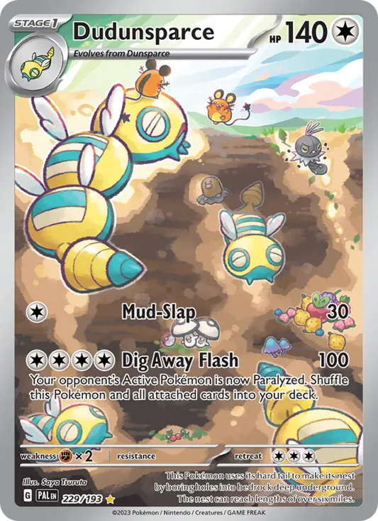 Dudunsparce 229 Paldea Evolved Pokesingles