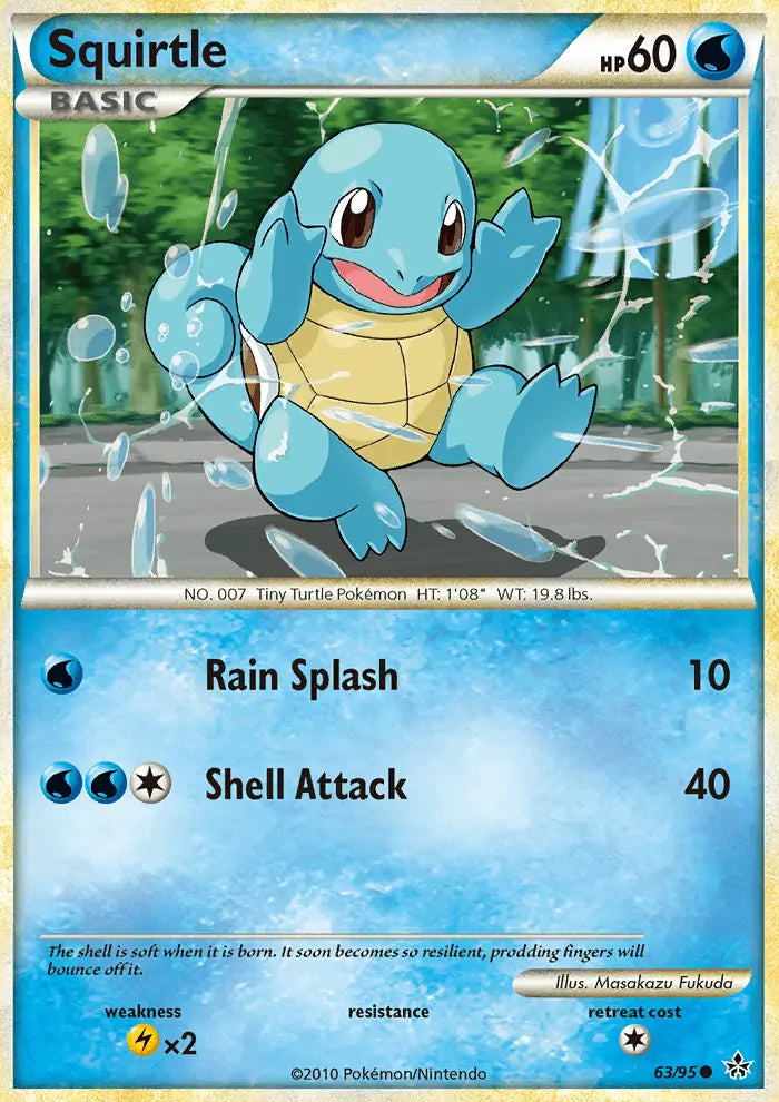 Squirtle 63 Unleashed Pokesingles
