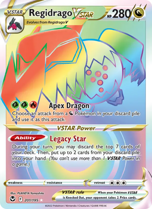 Regidrago VSTAR 201 Silver Tempest Pokesingles