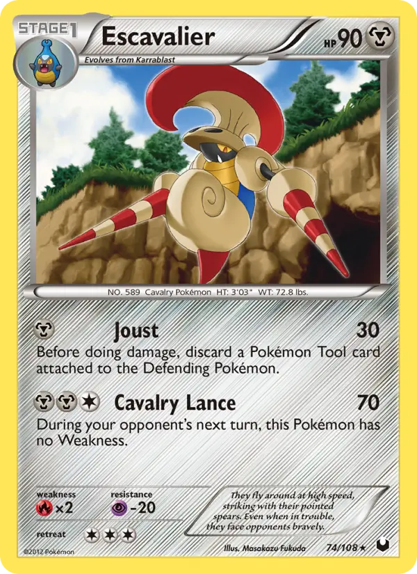 Escavalier 74 Dark Explorers Pokesingles