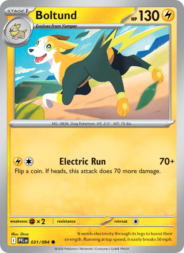 Boltund 31 Phantasmal Flames Pokesingles