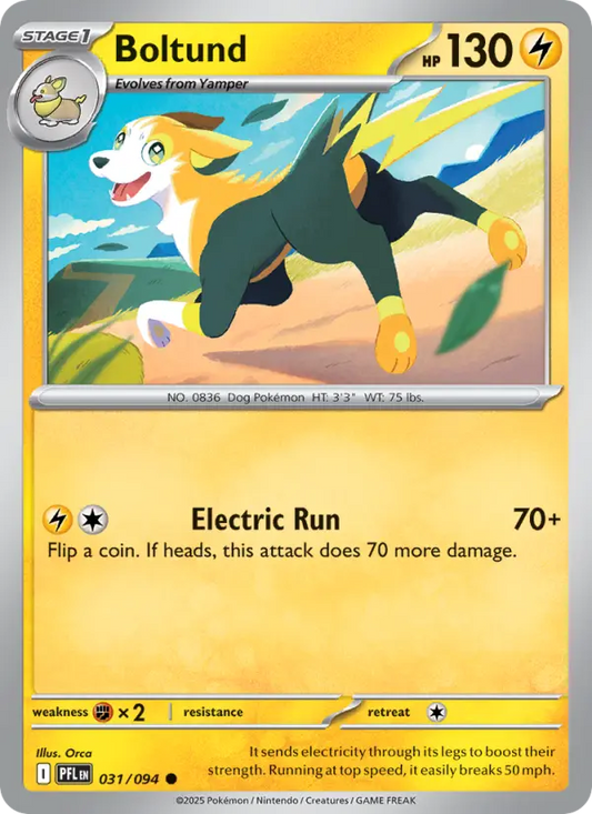 Boltund 31 Phantasmal Flames Pokesingles