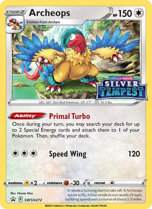 Archeops SWSH272 SWSH Black Star Promos Pokesingles