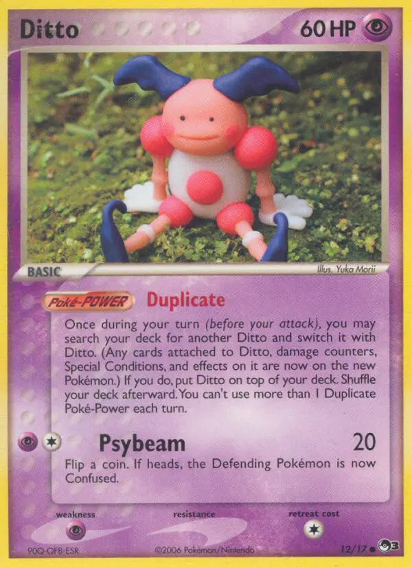 Ditto 12 POP Series 3 Pokesingles