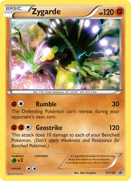 Zygarde XY152 XY Black Star Promos Pokesingles