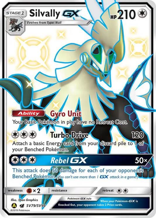 Silvally-GX SV79 Hidden Fates Shiny Vault Pokesingles