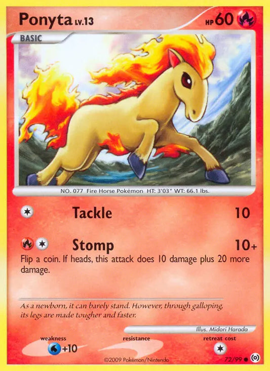 Ponyta 72 Arceus Pokesingles