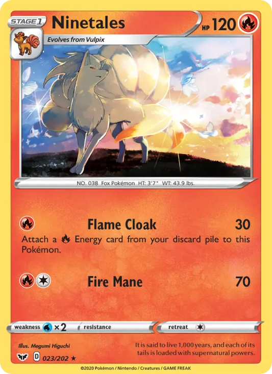 Ninetales 23 Sword & Shield Pokesingles