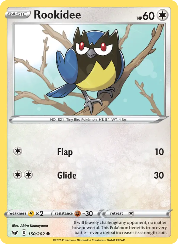 Rookidee 150 Sword & Shield Pokesingles