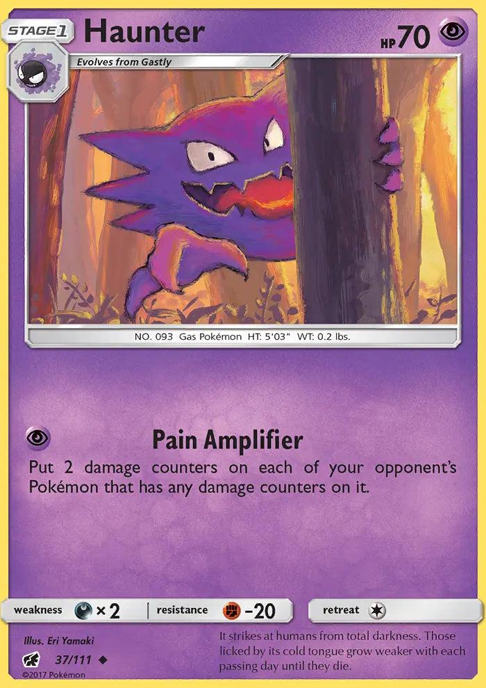 Haunter 37 Crimson Invasion Pokesingles