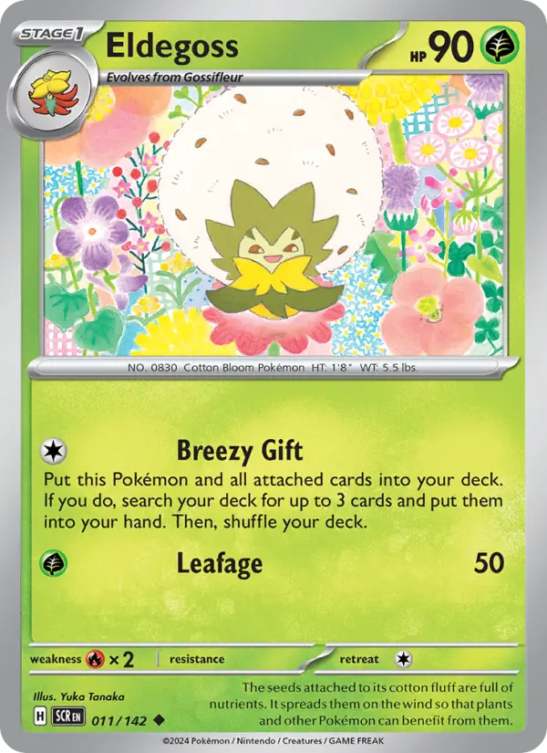 Eldegoss 11 Stellar Crown Pokesingles