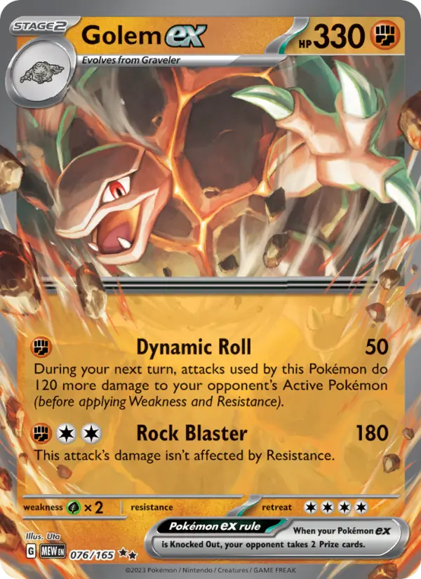 Golem ex 76 151 Pokesingles