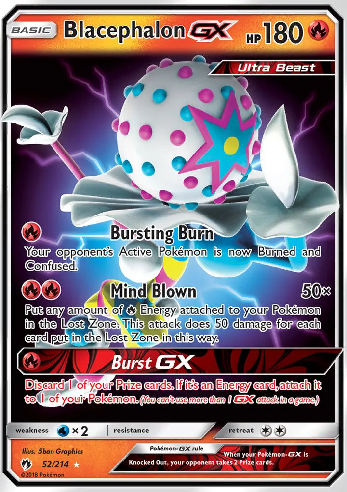 Blacephalon GX 52 Lost Thunder Pokesingles