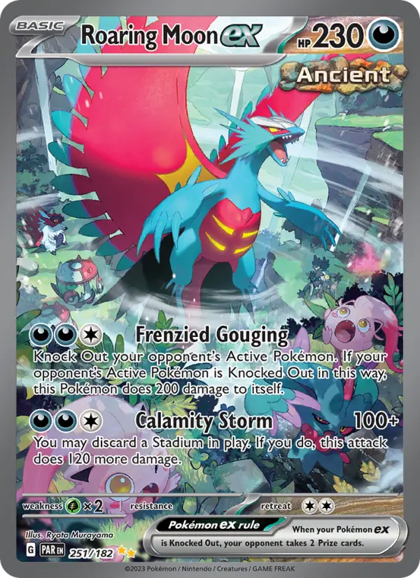 Roaring Moon ex 251 Paradox Rift Pokesingles