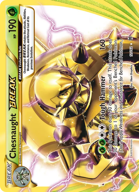 Chesnaught BREAK 12 BREAKthrough Pokesingles