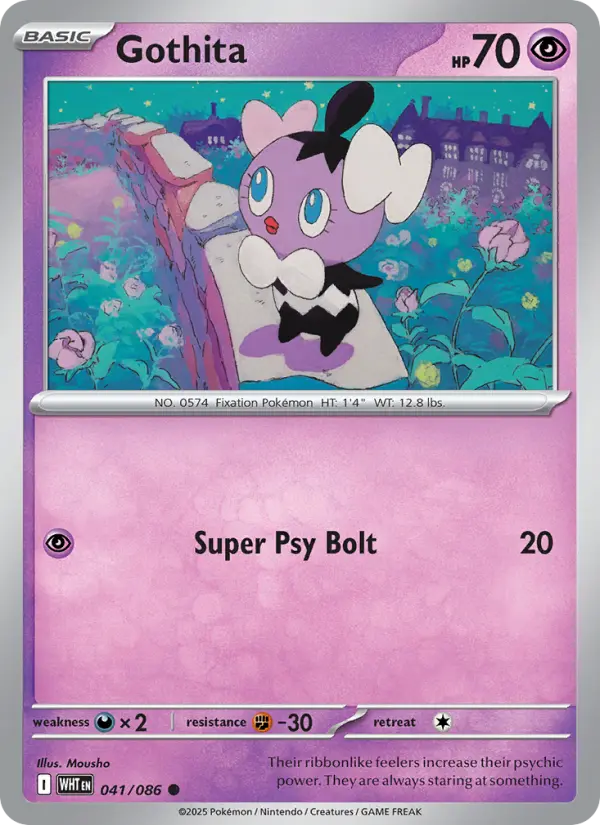 Gothita 41 White Flare Pokesingles