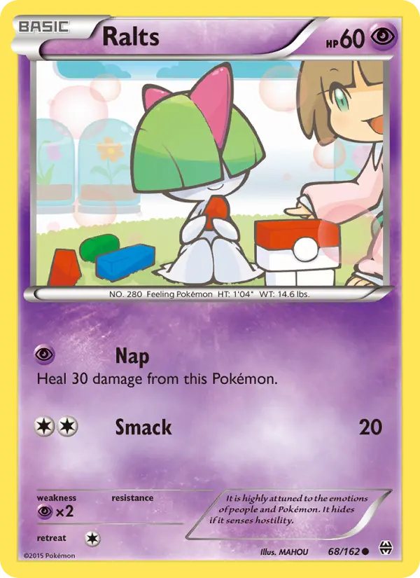 Ralts 68 BREAKthrough Pokesingles