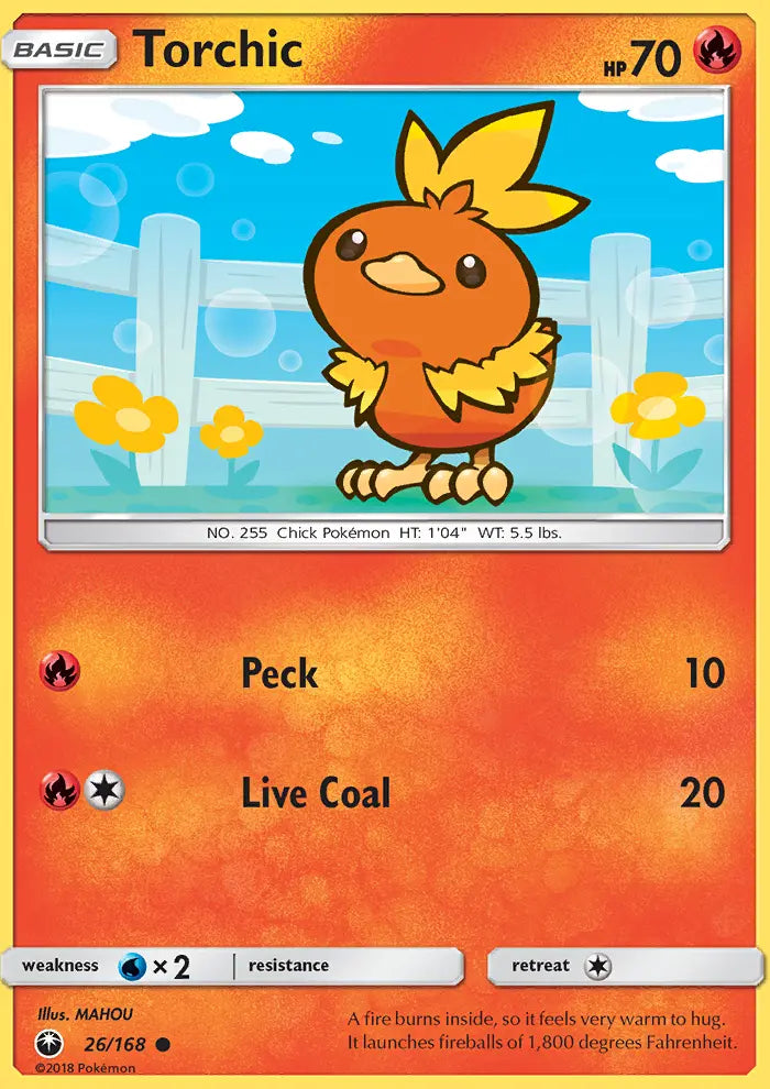 Torchic 26 Celestial Storm Pokesingles