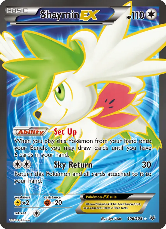 Shaymin EX 106 Roaring Skies Pokesingles