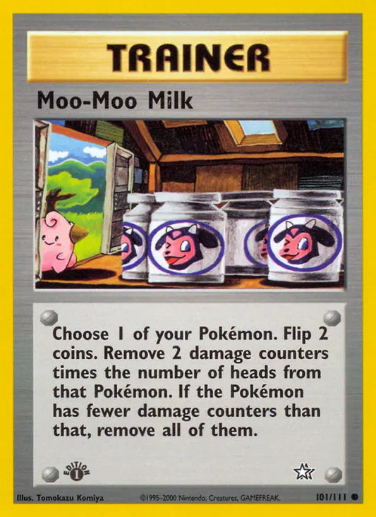 Moo-Moo Milk 101 Neo Genesis Pokesingles