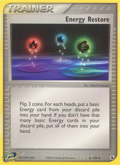 Energy Restore 81 Ruby & Sapphire Pokesingles