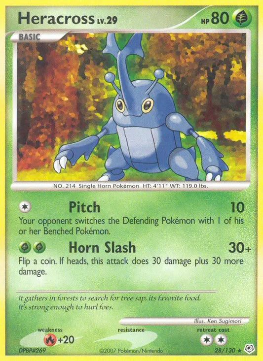 Heracross 28 Diamond & Pearl Pokesingles