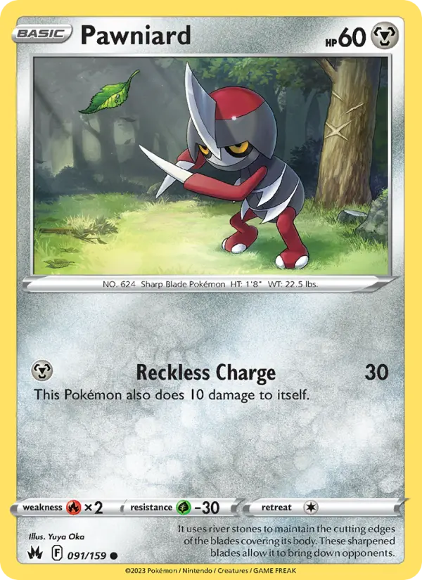 Pawniard 91 Crown Zenith Pokesingles