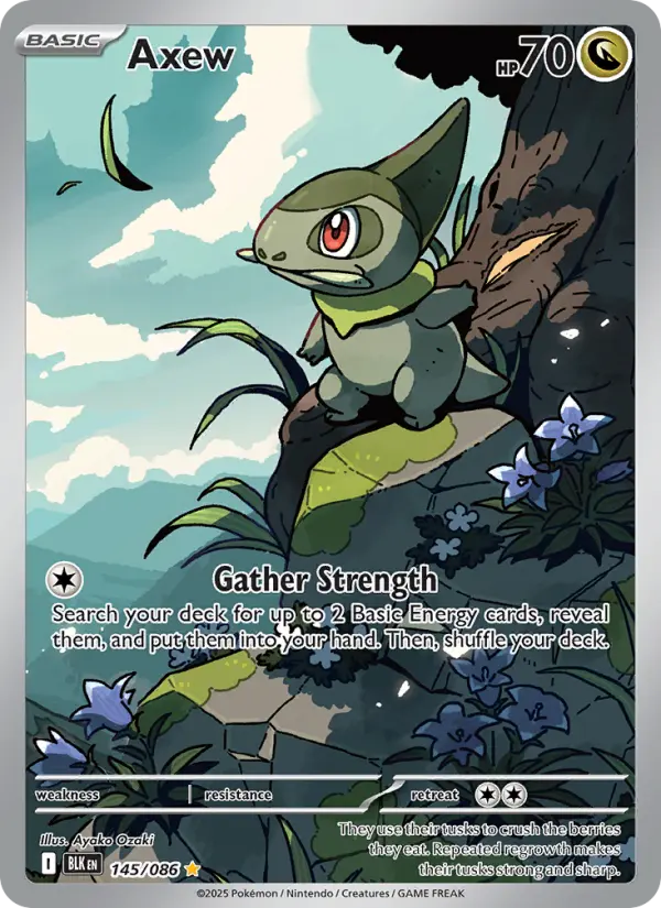 Axew 145 Black Bolt Pokesingles