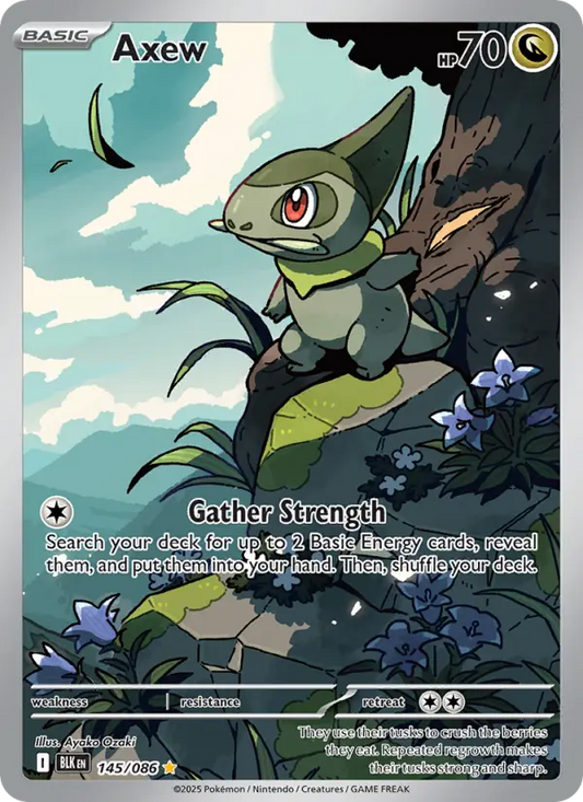 Axew 145 Black Bolt Pokesingles