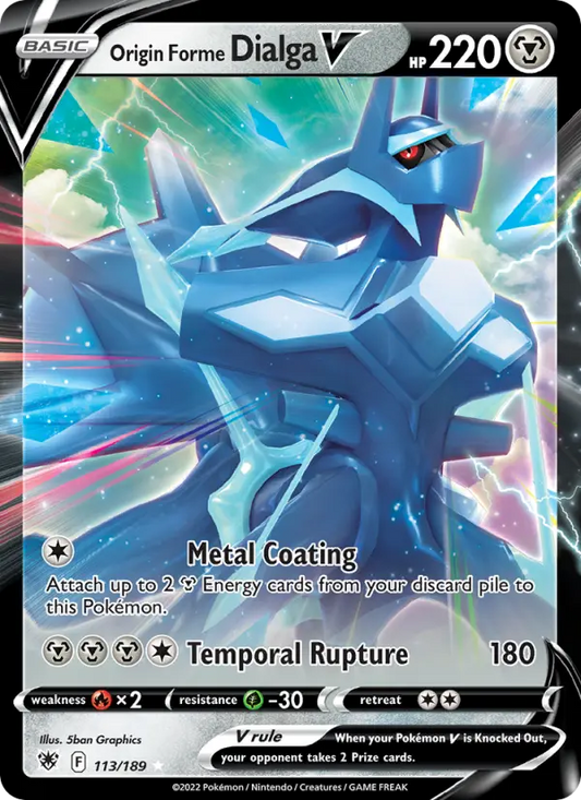 Origin Forme Dialga V 113 Astral Radiance Pokesingles